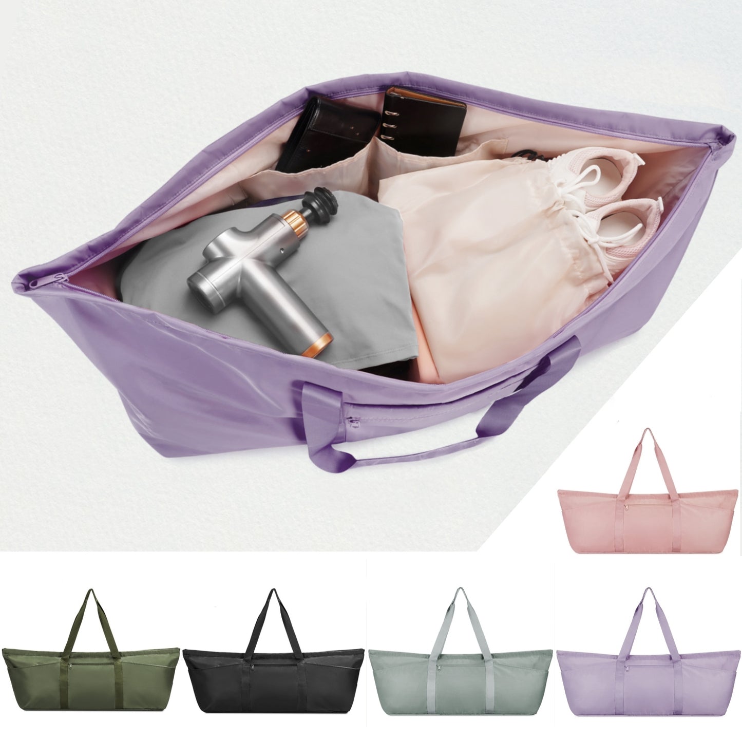 WANDF Yoga Mat Bag Holds Mats And Blocks