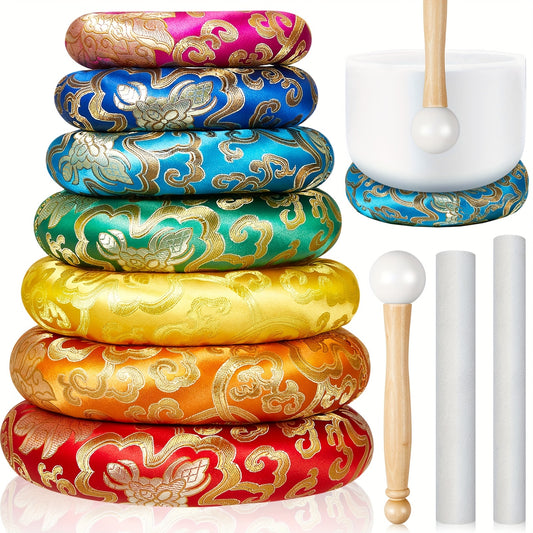 Frienda Singing Bowl Cushion Set With Mallets O Ring