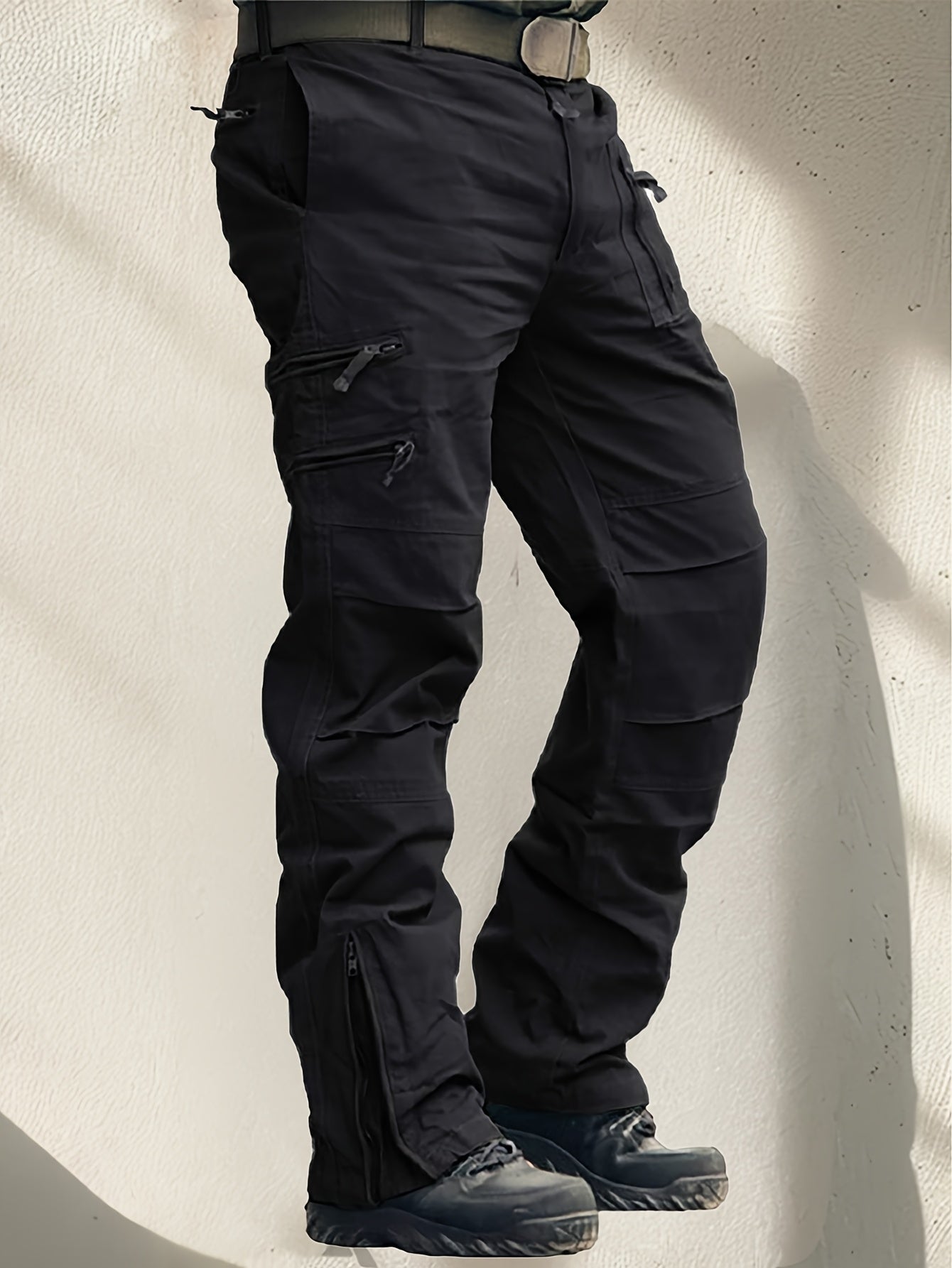 Magnivit Mens Cargo Pants Spandex Scratch Resistant Pockets