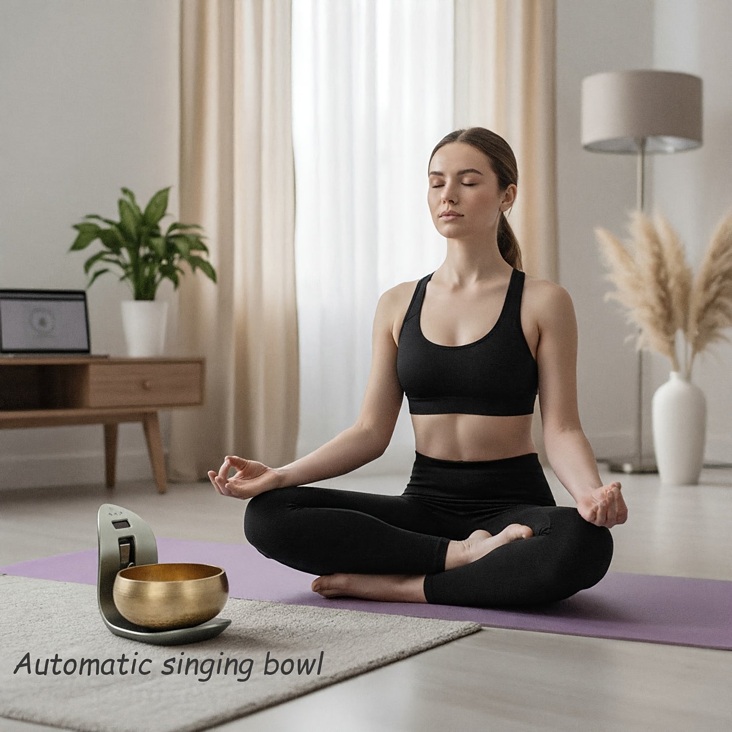 Automatic Tibetan Singing Bowl With Auto Activation