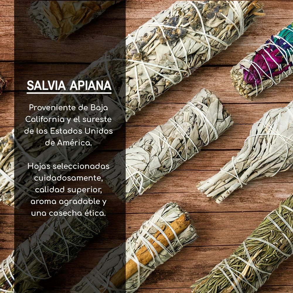 KIKOWHY Sage Smudge Kit Palo Santo Pack of 3