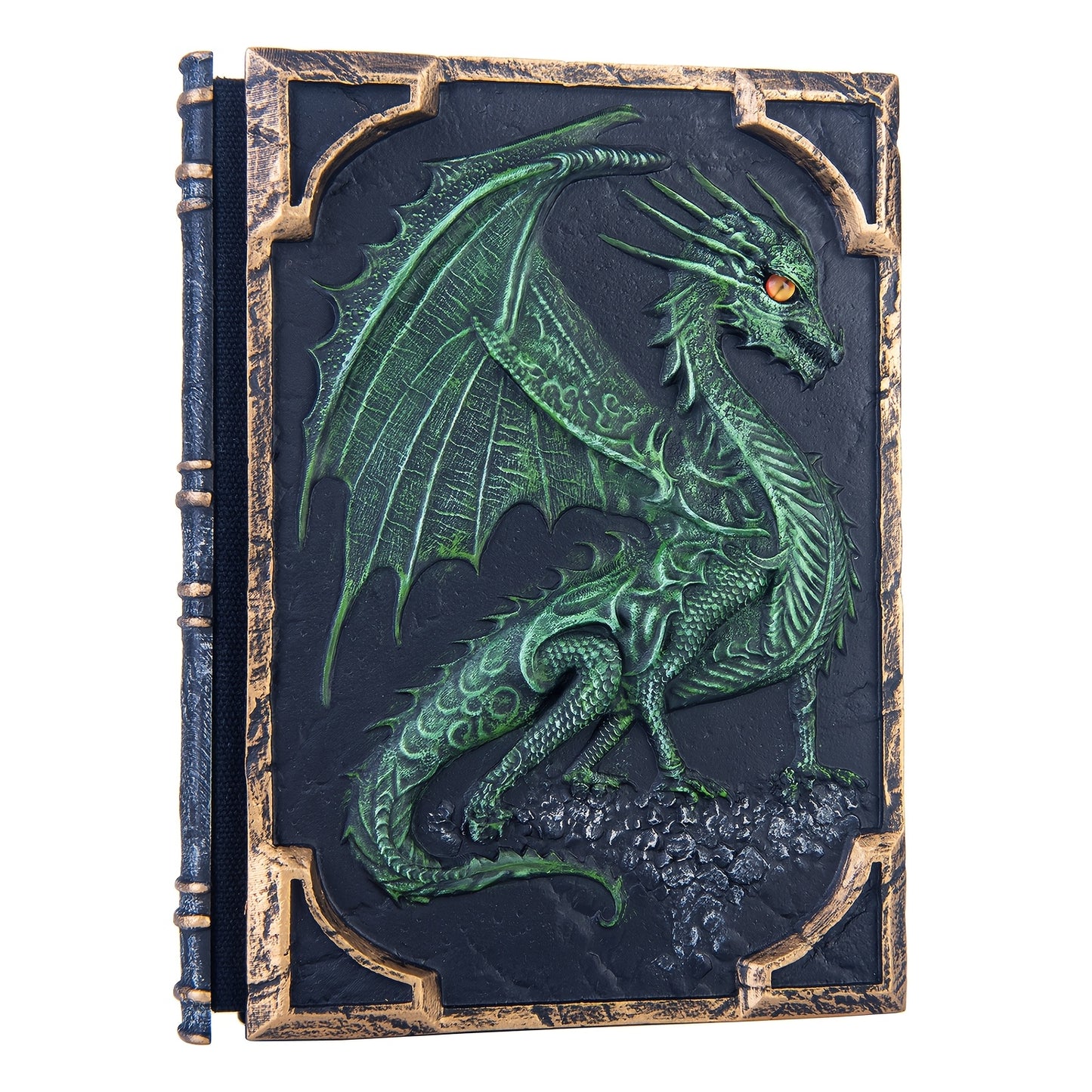 Flying Dragon Embossed Journal Notebook Resin Engraving