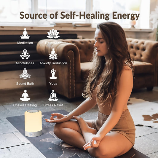 Tibetan Singing Bowl Machine With 9 Sounds And Night Light