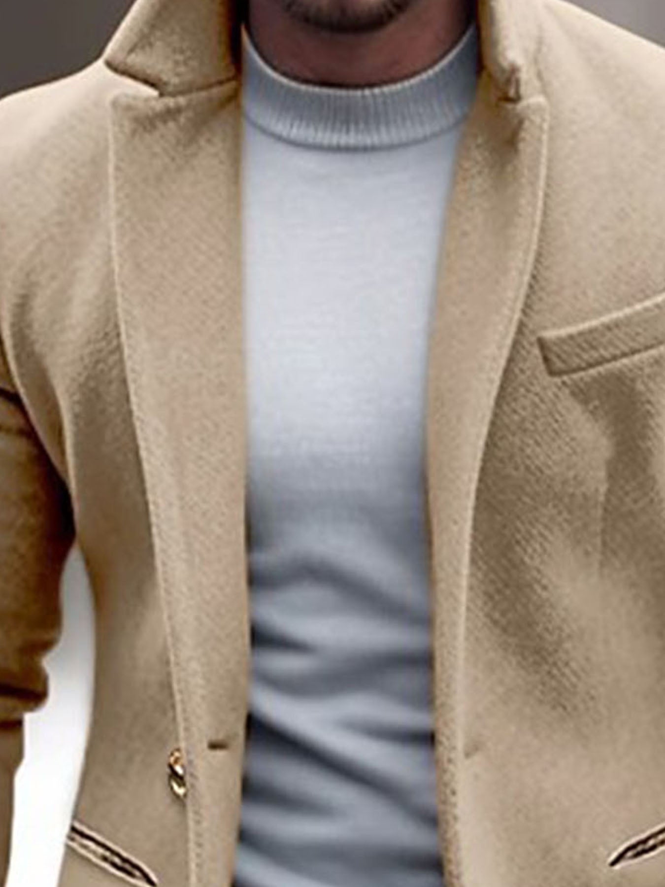 Blossom and Radiate Lapel Coat Windbreaker Pockets