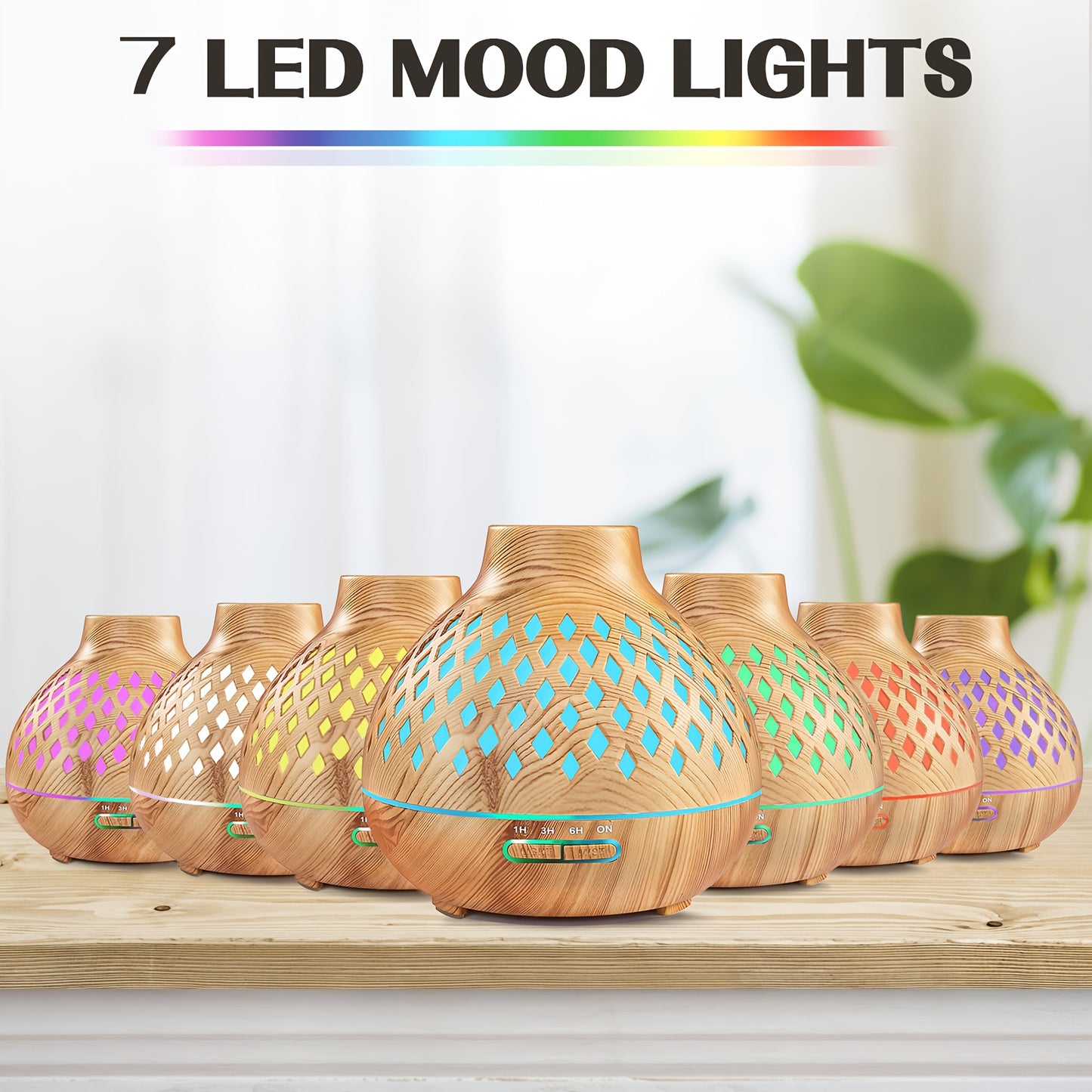 Aroma Diffuser With 12 Oils Set For Large Room Soundwave