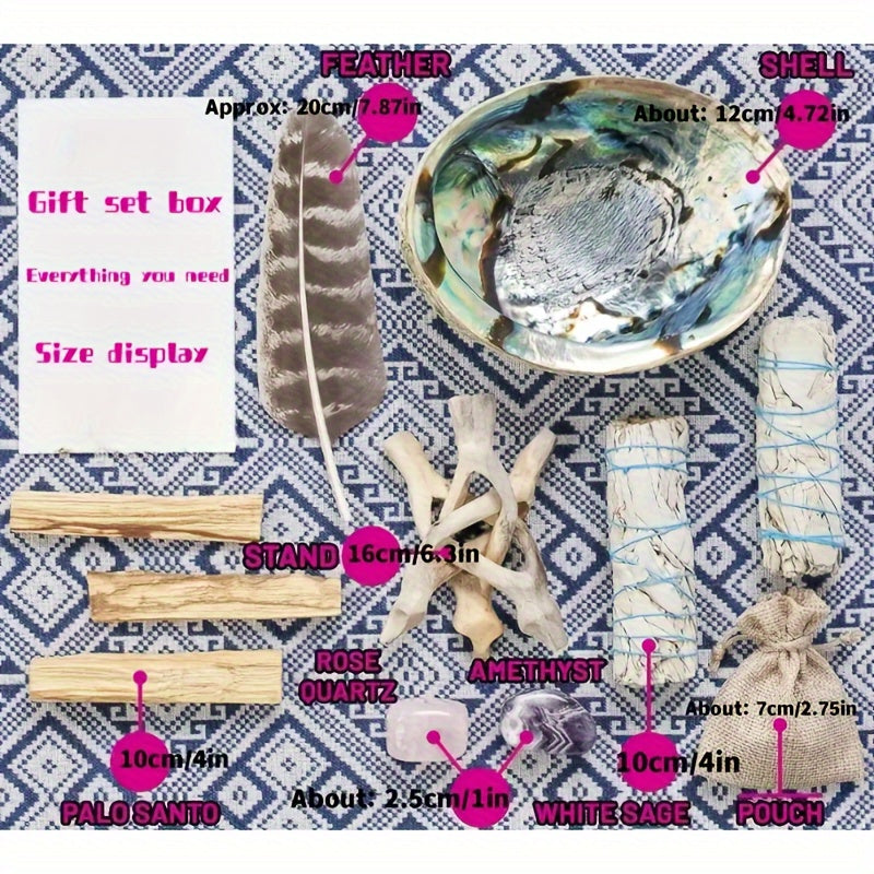 Blossom And Radiate Incense Gift Set Holy Wood Abalone