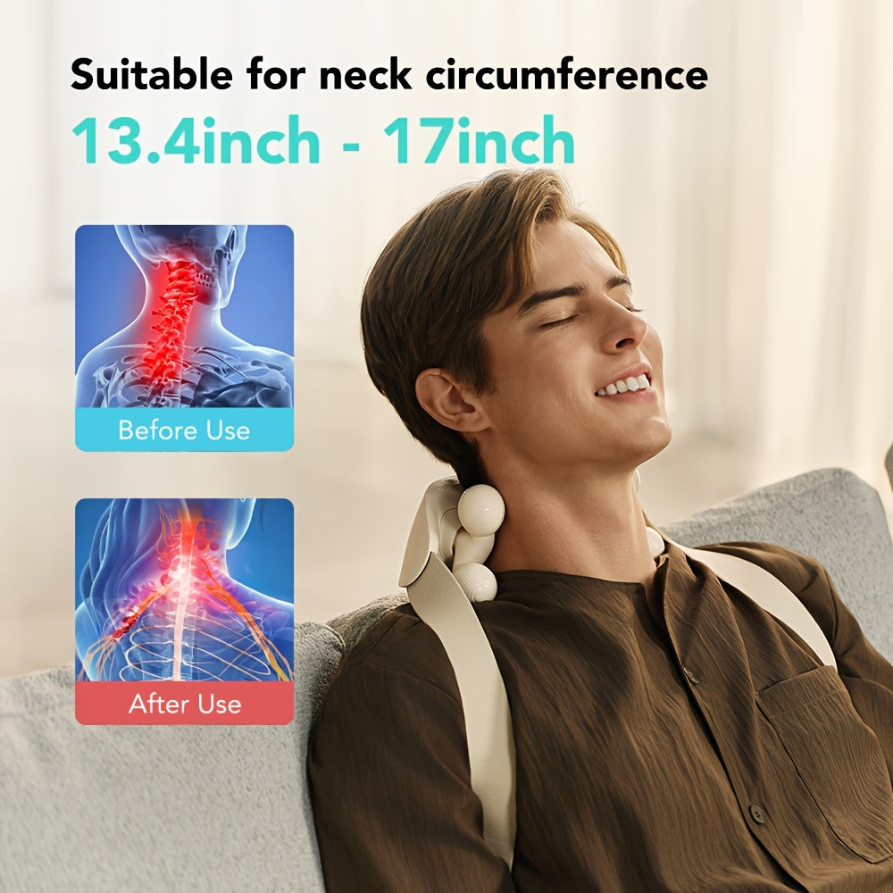 SKG Neck Massager Deep Tissue 6D Cordless Shiatsu With Heat