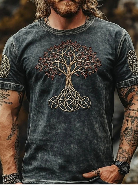 Blossom and Radiate Vintage Celtic Tree of Life Tee