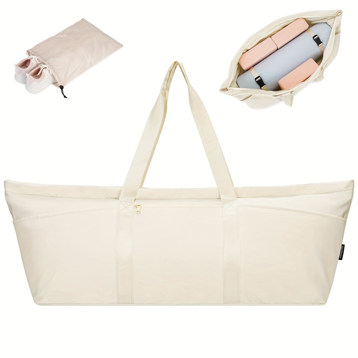 Blossom And Radiate Yoga Mat Bag With Shoes Wet Compartment