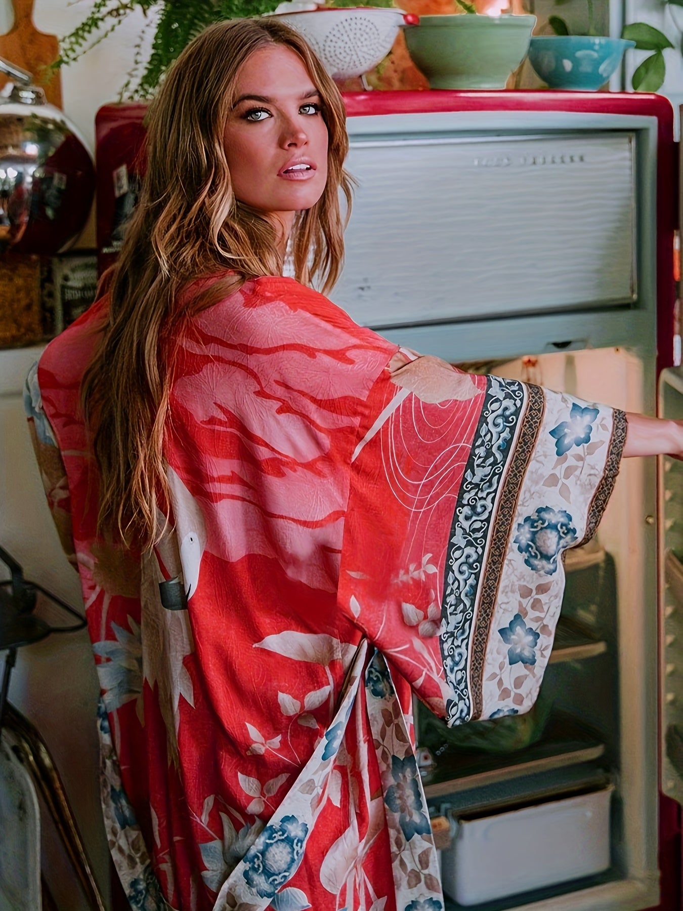 Blossom Radiate Bohemian Sun Protective Cover Up Shawl