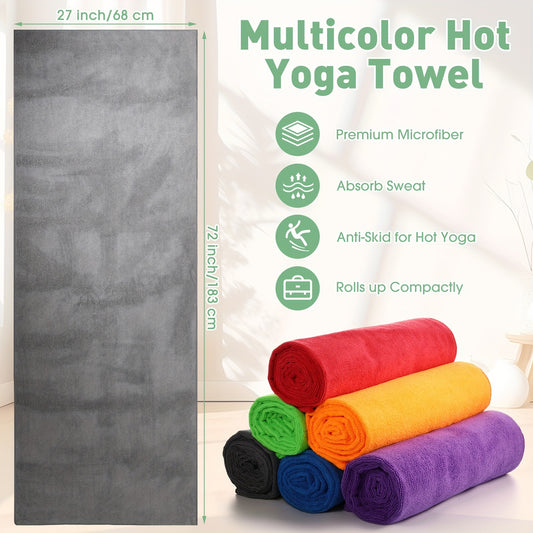 Patelai Yoga Towels Non Slip Microfiber 6 Pack Pilates