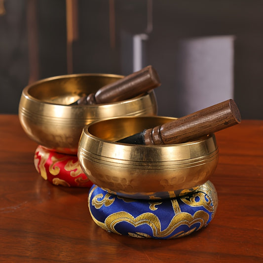 Singing Bowl Handcrafted Meditation Set Yoga Relaxation