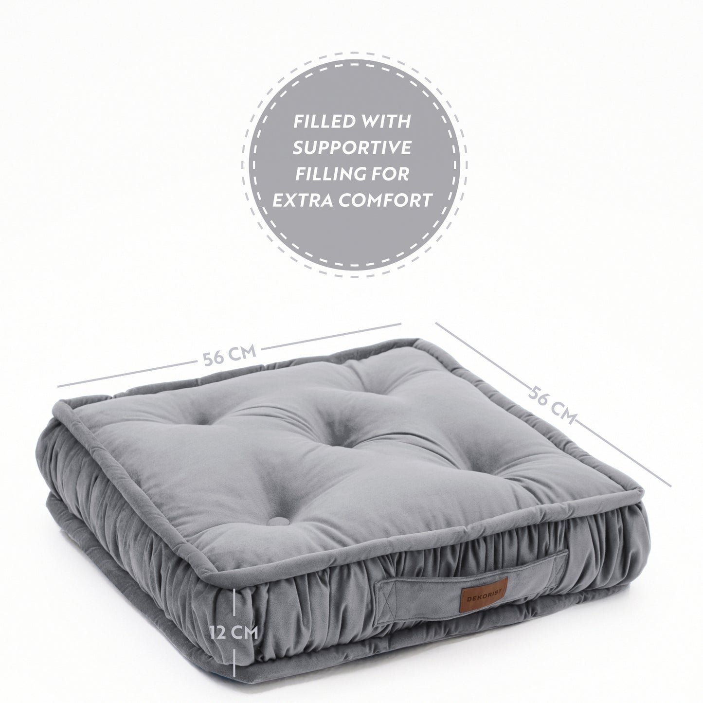 Dekorist Round Floor Cushions Soft Meditation Cushions