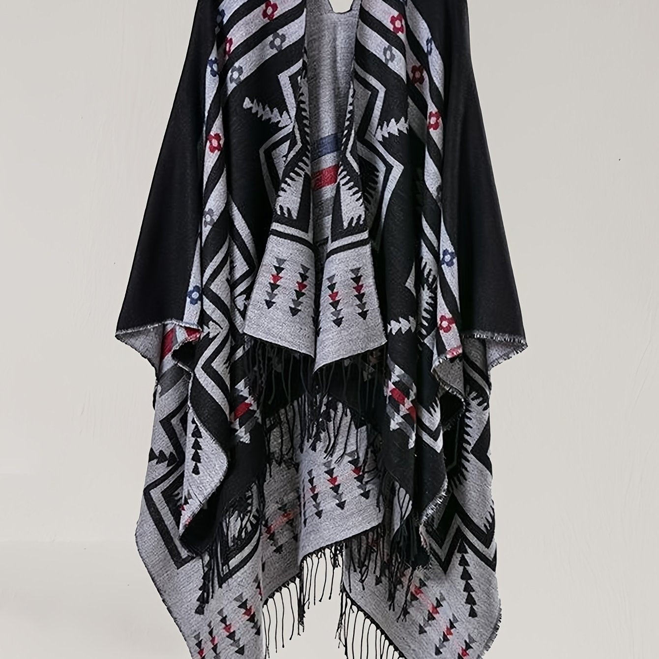 KTILG Ethnic Southwestern Shawl Scarf With Fringe Tassels