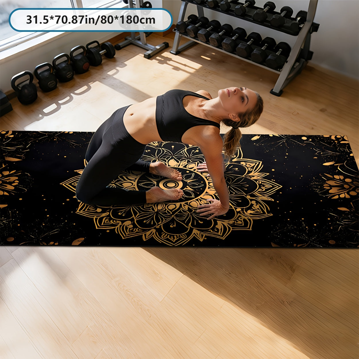 ZULIDA Yoga Mat For Fitness Training And Home Workouts
