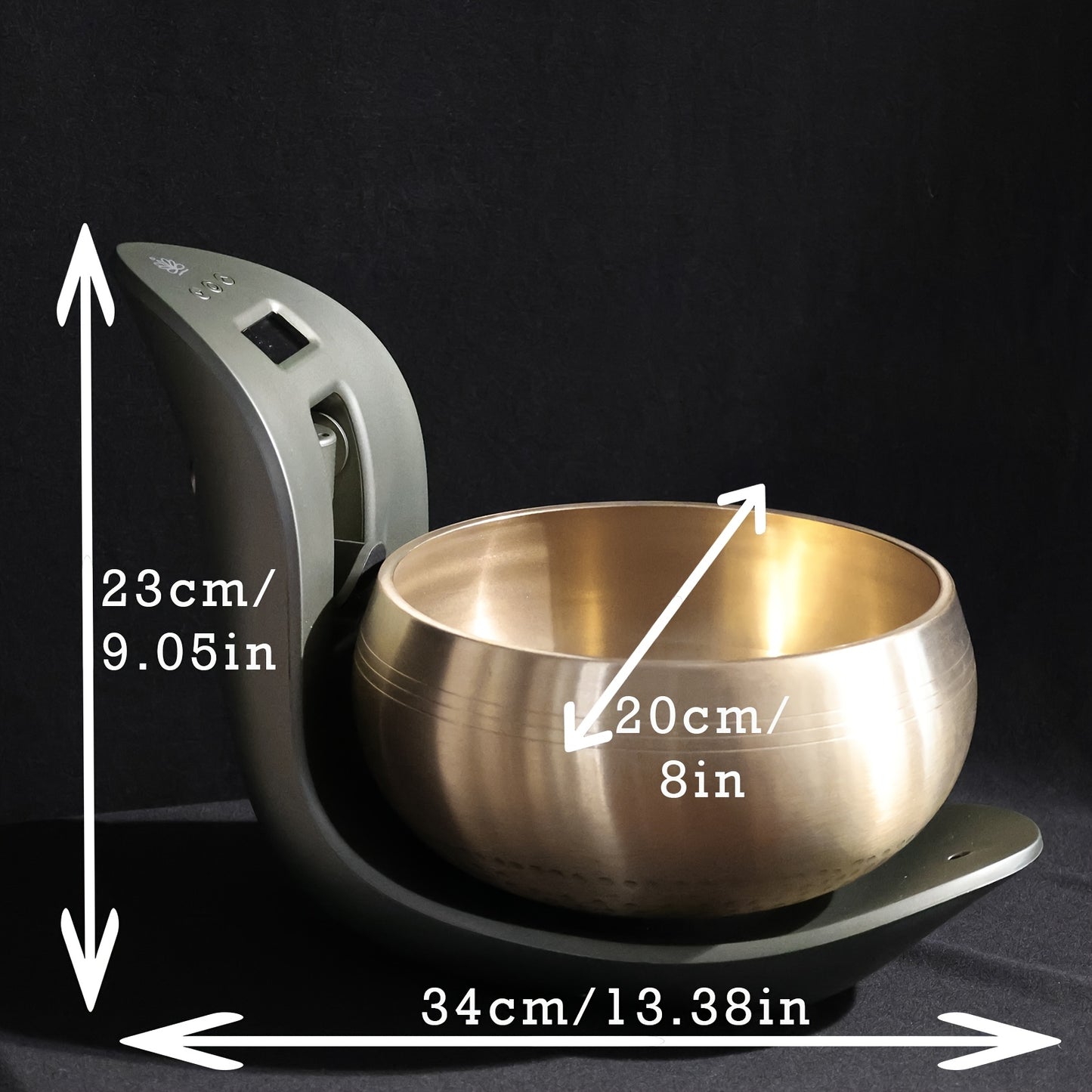 Automatic Tibetan Singing Bowl With Auto Activation