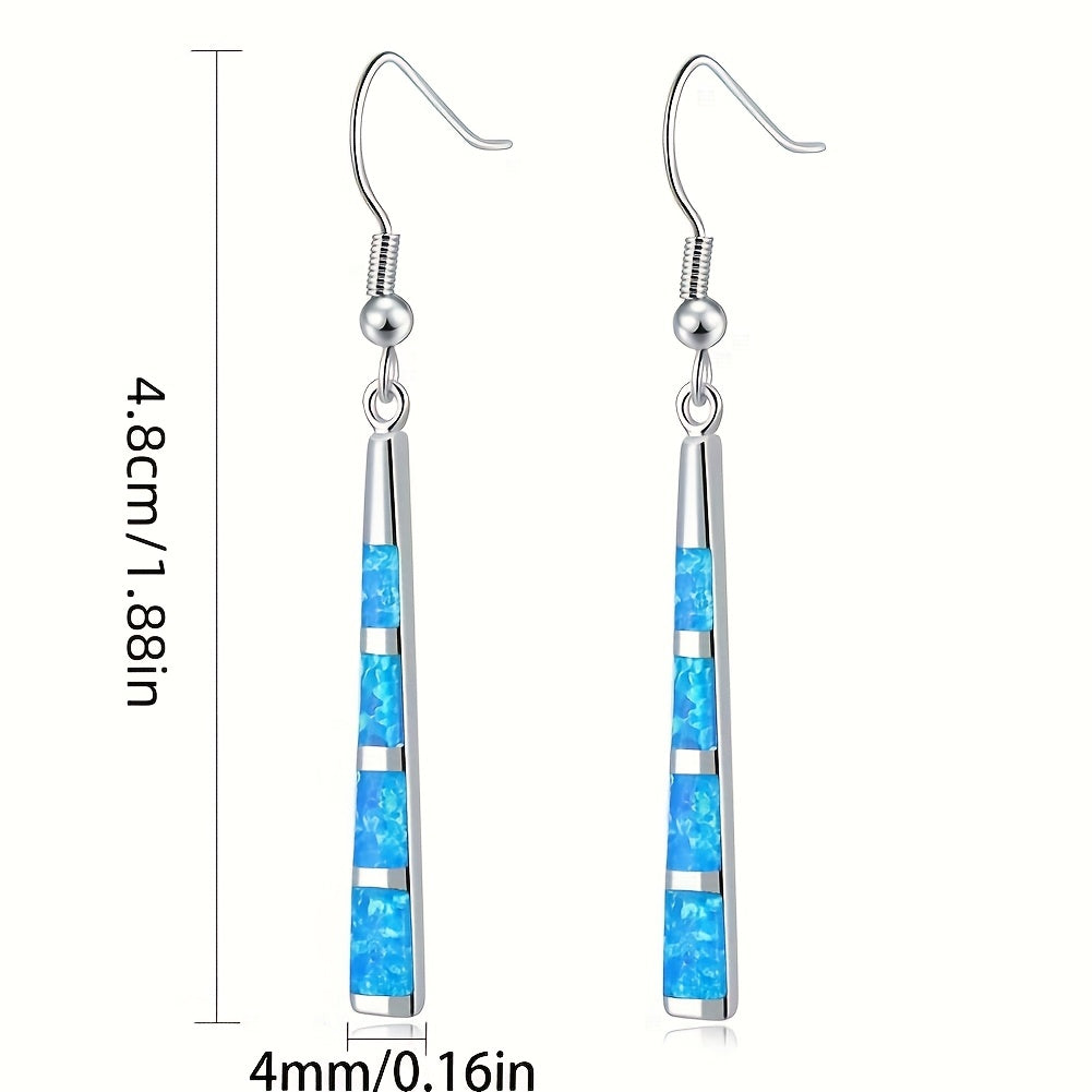 Blossom And Radiate Bohemian Earrings Synthetic Opal