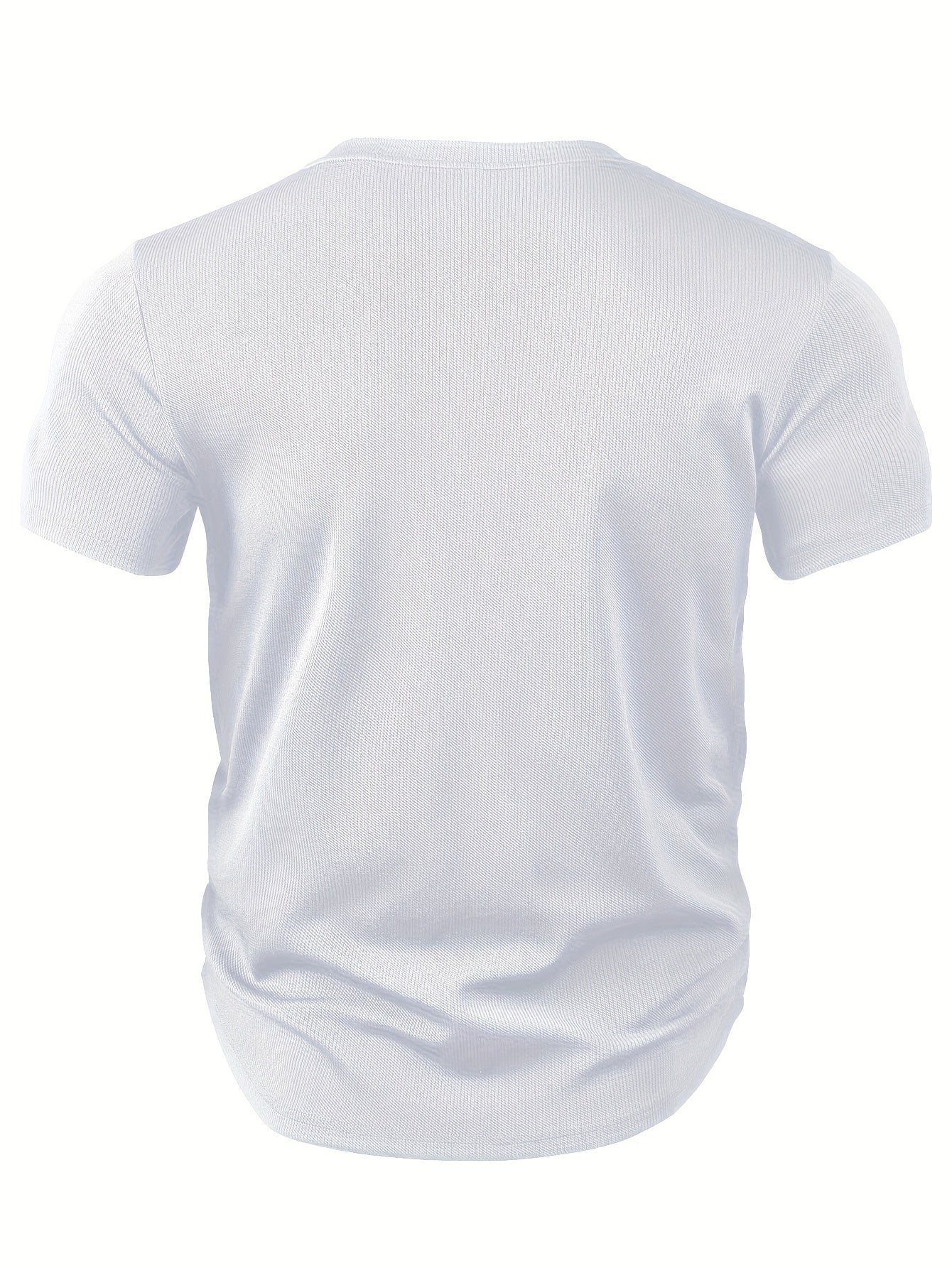 Mens Deep V Neck T Shirt Stripe Knit Polyester Fitted