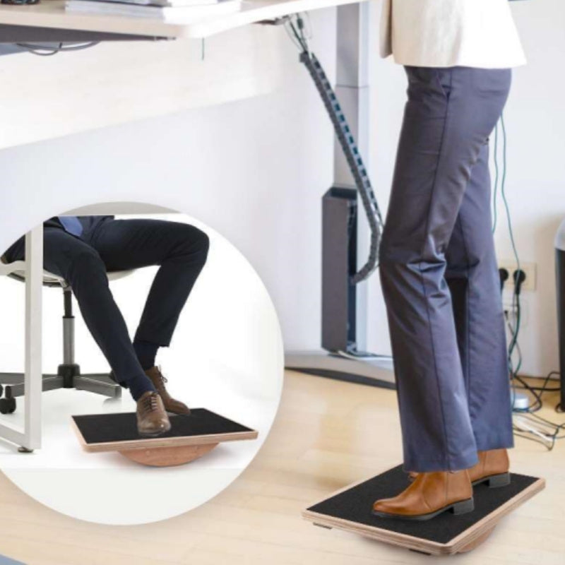 Anti Slip Wooden Balance Board For Adults Core Strength