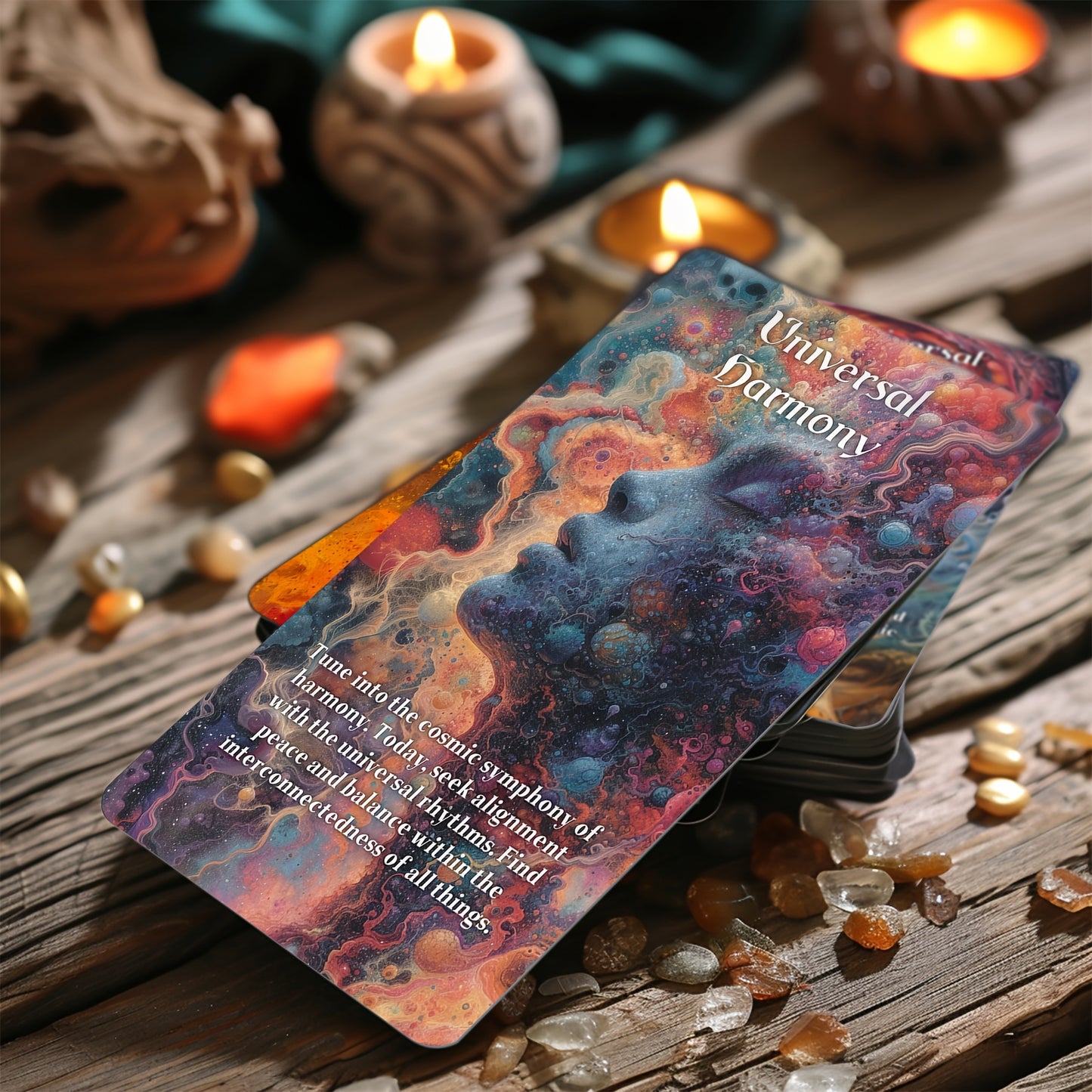 68-Card Yin And Yang Oracle Cards Deck With Meanings Bag