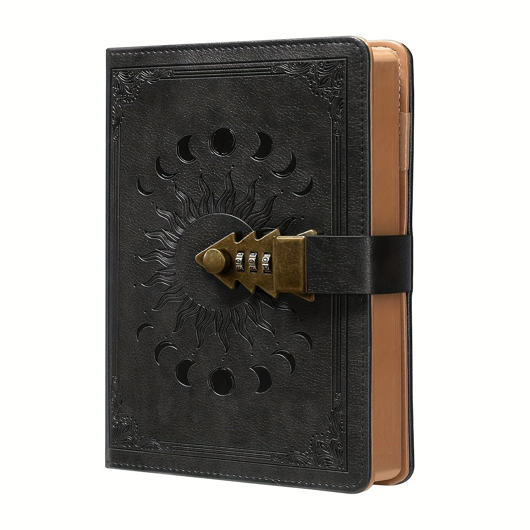 Blossom & Radiate Lockable Diary Leather Refillable Journal