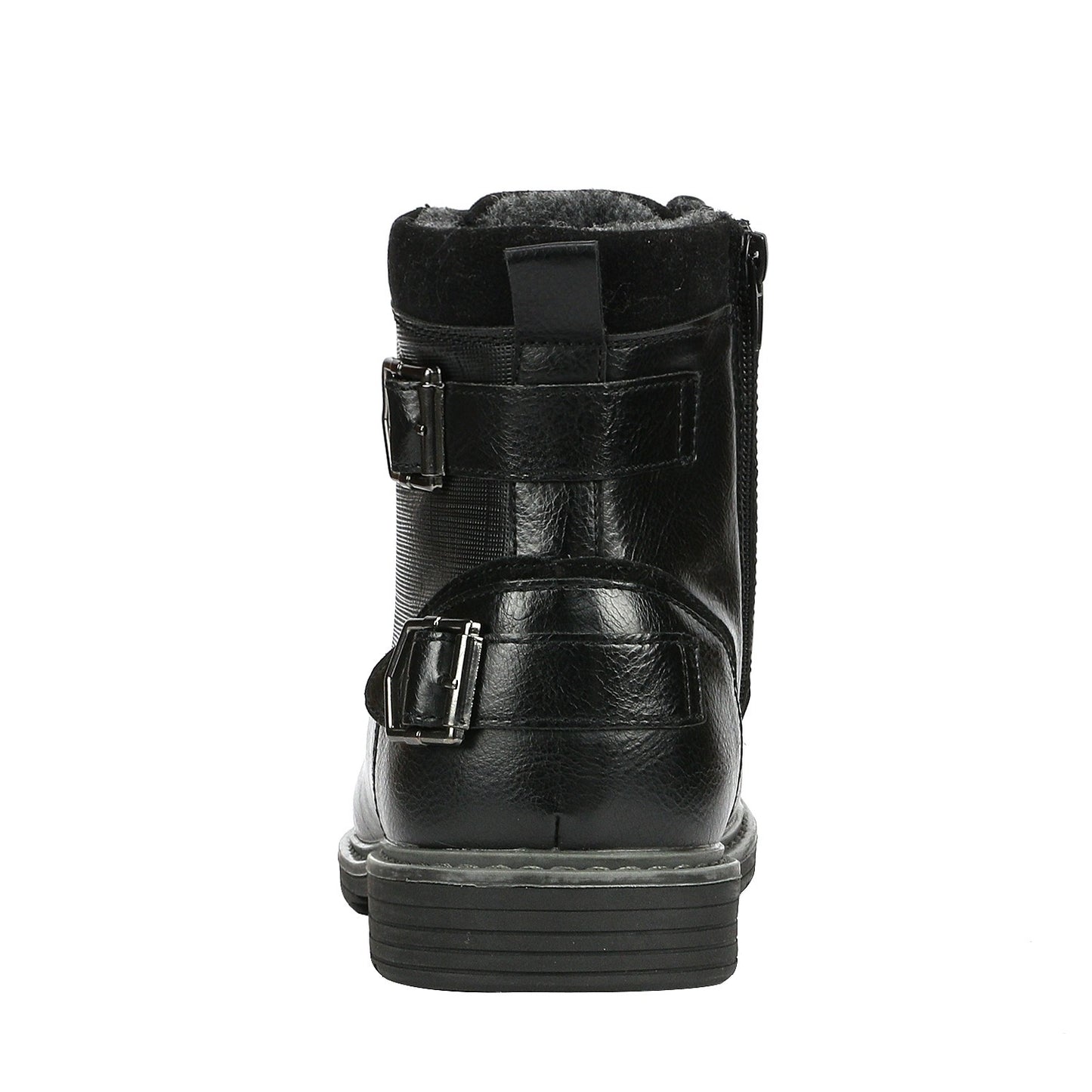 BRUNO MARC Men's Motorcycle Boots With Lace Closure