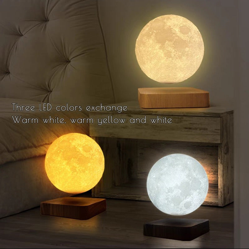 Blossom And Radiate Moon Lamp Magnetic Levitating Light