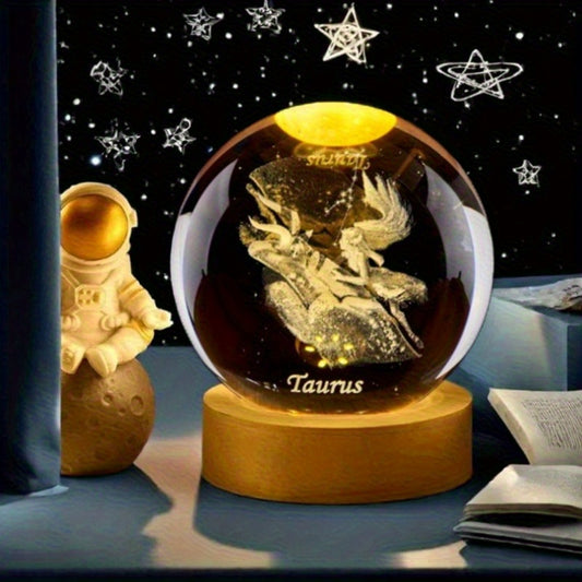 Blossom And Radiate Crystal Ball Table Lamp Constellations