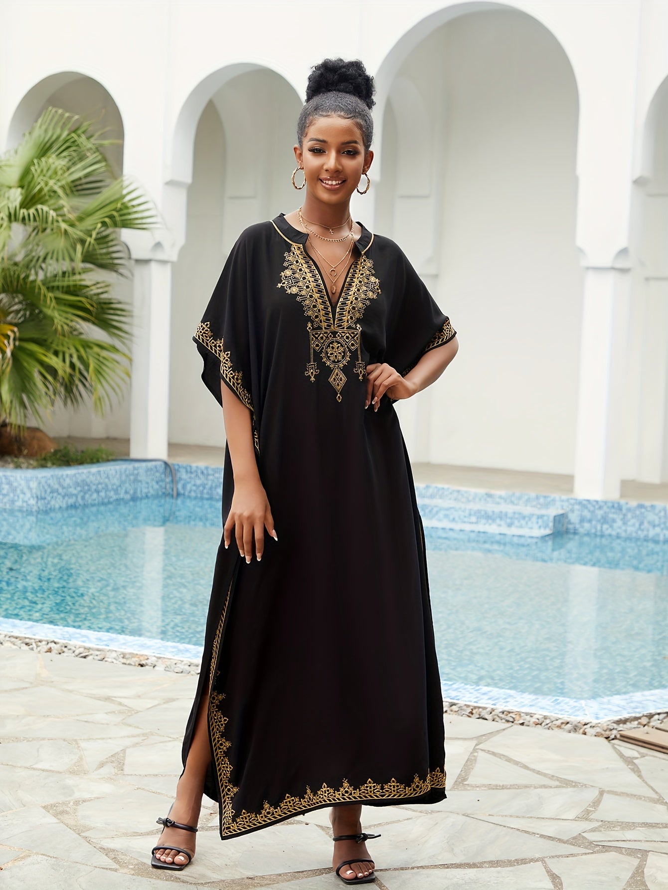 Bohemian Seaside Resortwear Embroidered Beachwear And Lightweight Jackets
