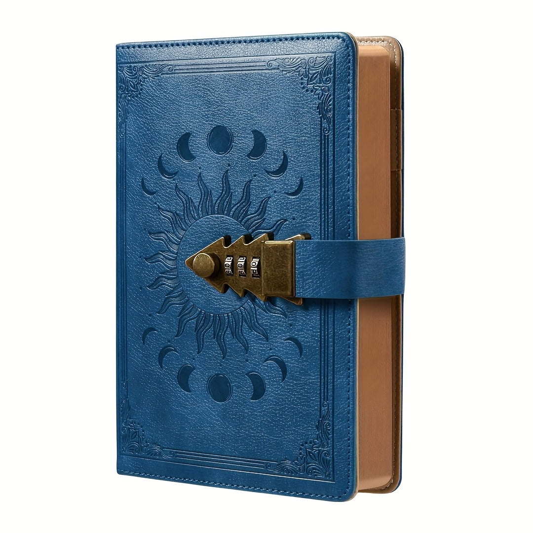 Blossom & Radiate Lockable Diary Leather Refillable Journal