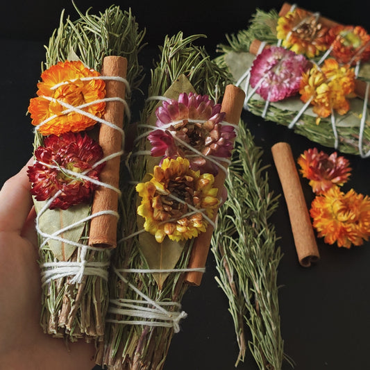 Rosemary Cinnamon Aromatherapy Stick Holiday Gift Home Decor Purify Space