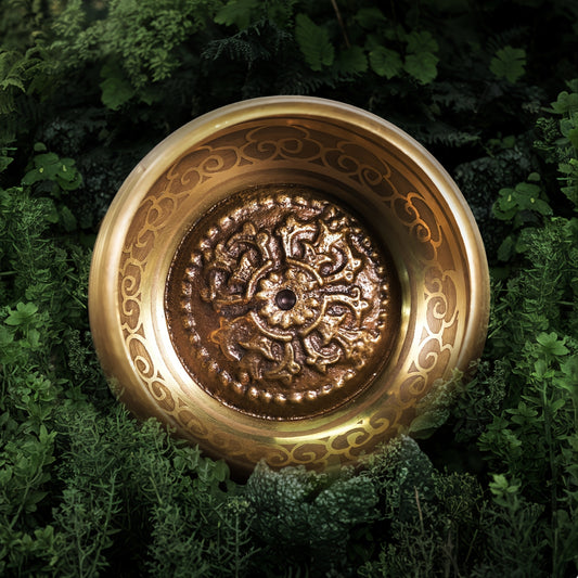Blossom and Radiate Tibetan Singing Bowl Set for Meditation