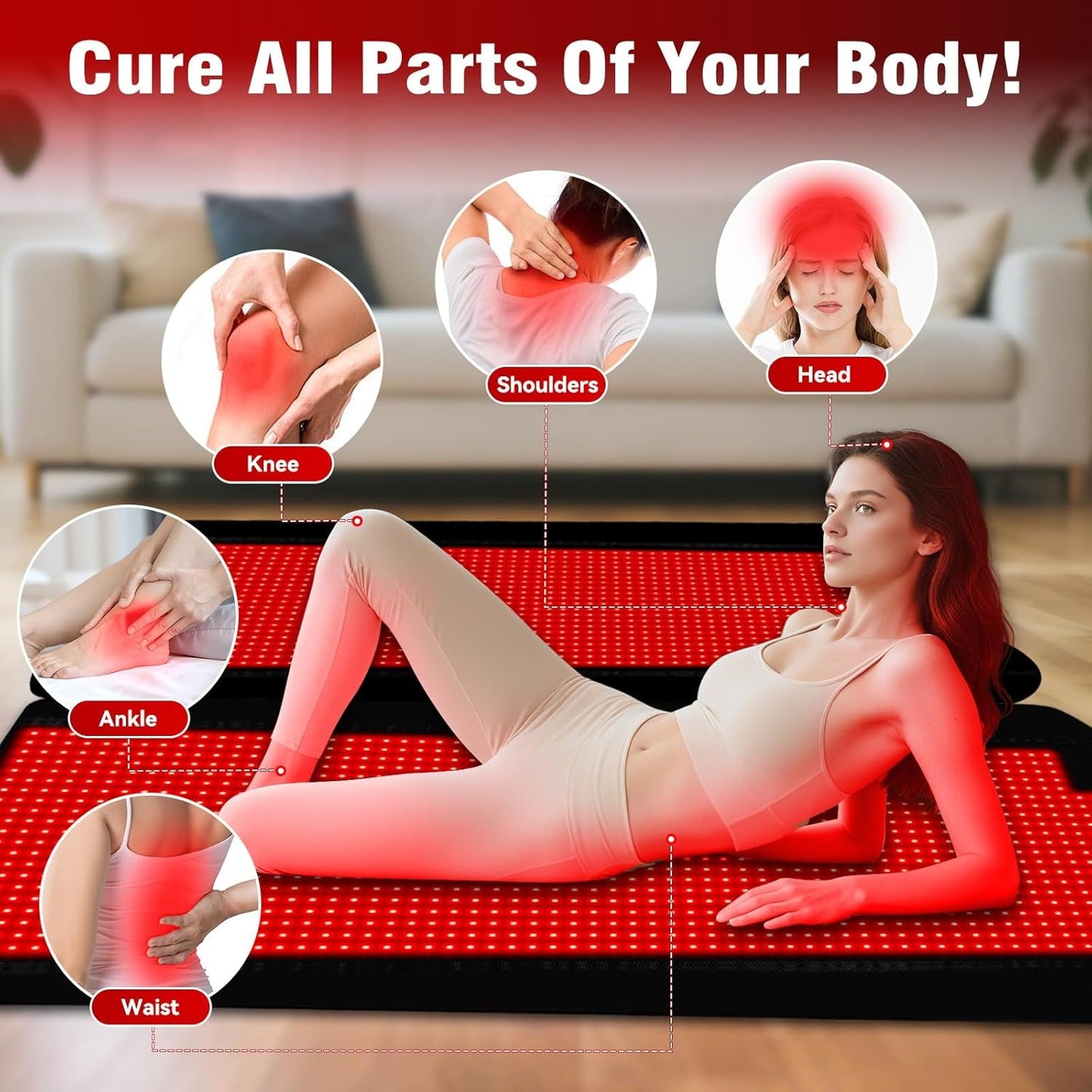 FlaoAito Light Therapy Blanket For Body Wellness