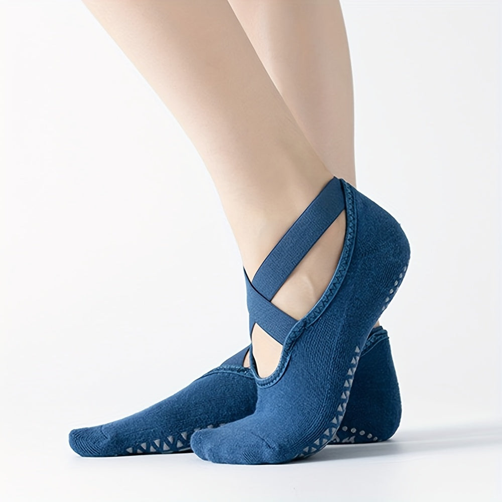 Yoga Socks For Women With Silicone Grips For Indoor Fitness