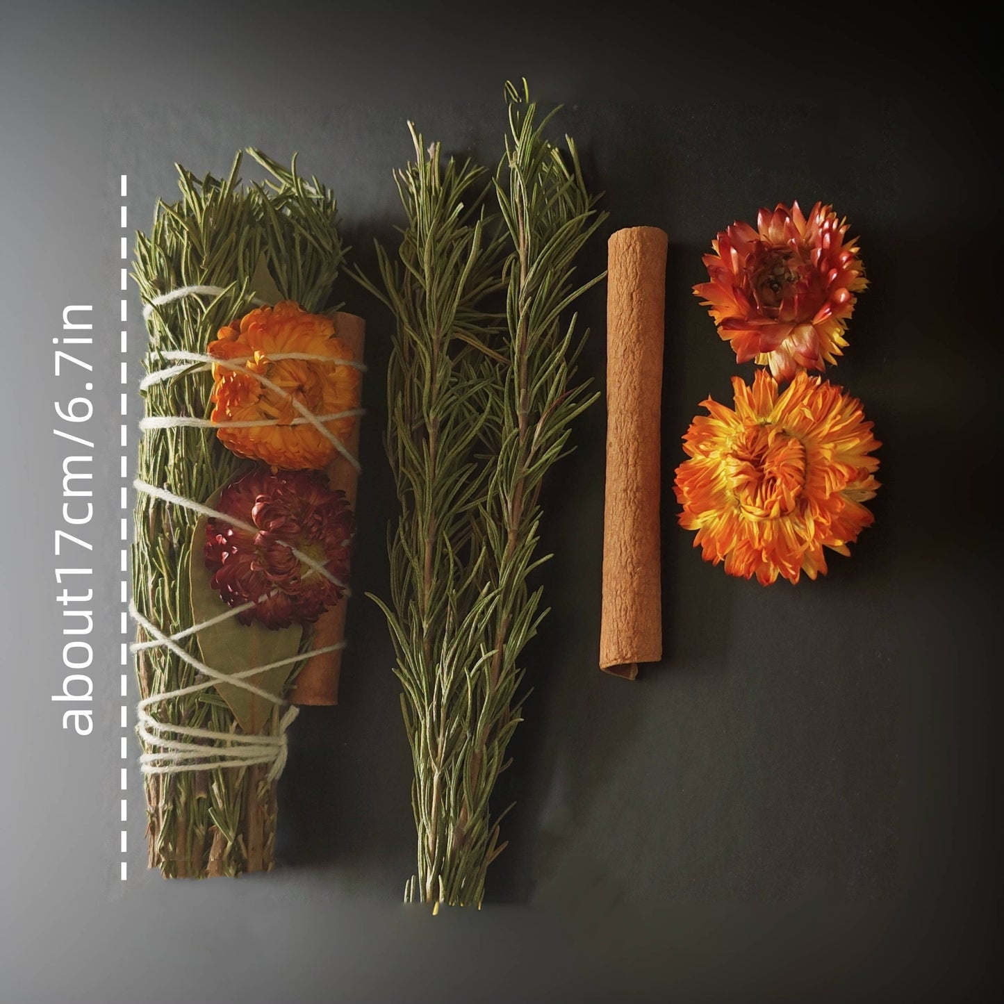 Rosemary Cinnamon Aromatherapy Stick Holiday Gift Home Decor Purify Space
