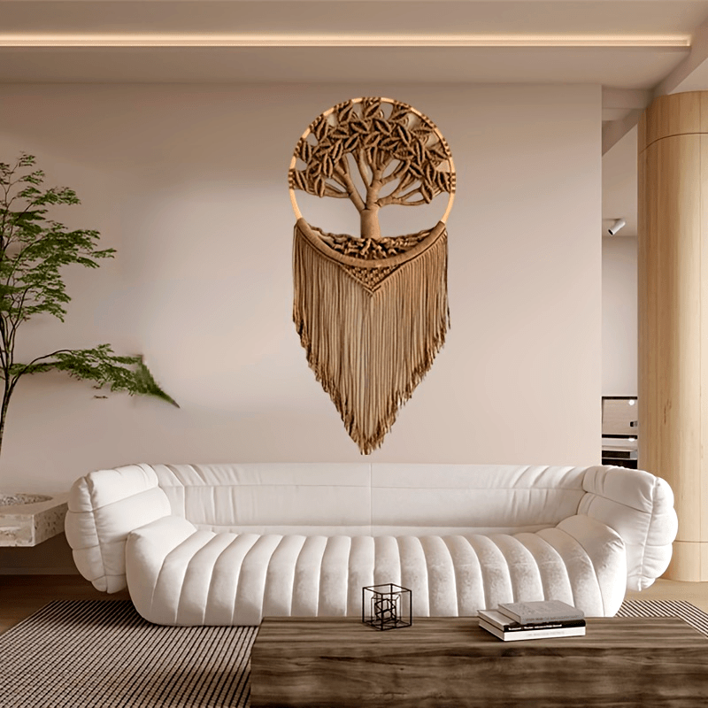 THCBME Bohemian Dream Hanging Decoration Tree Of Life Lace