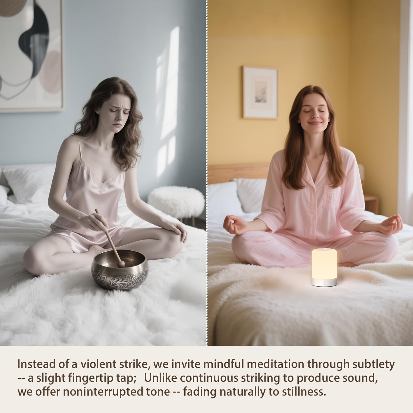Tibetan Singing Bowl Machine With 9 Sounds And Night Light