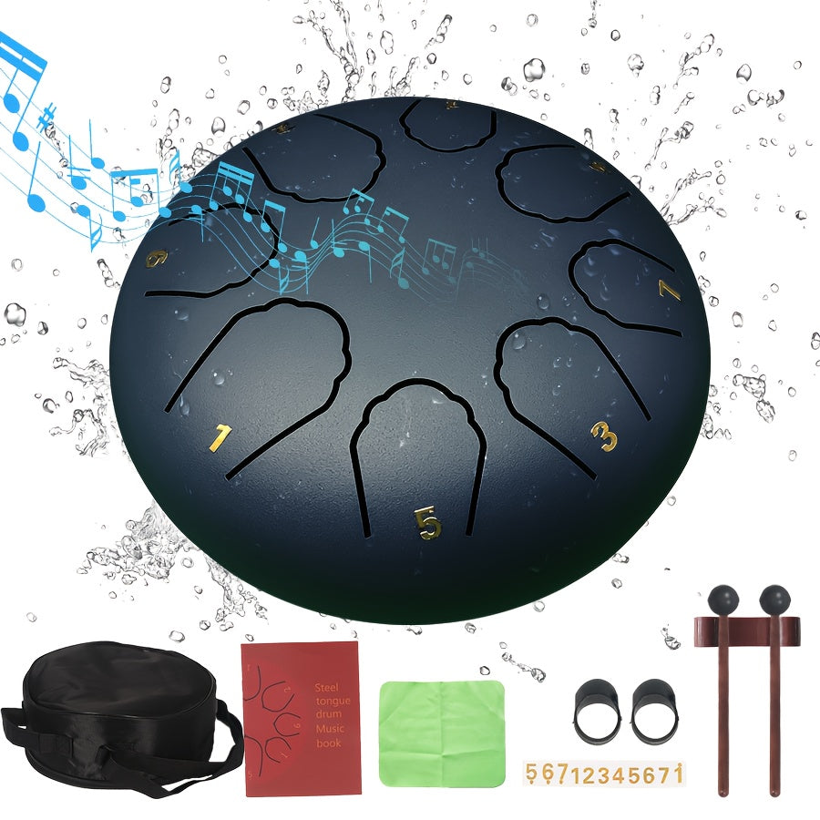 Rain Drum 11-Note Steel Tongue Drum For Yoga Meditation