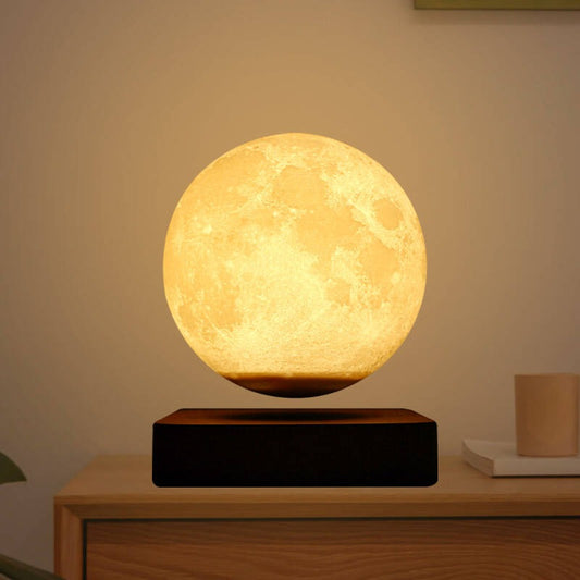 Blossom And Radiate Moon Lamp Magnetic Levitating Light