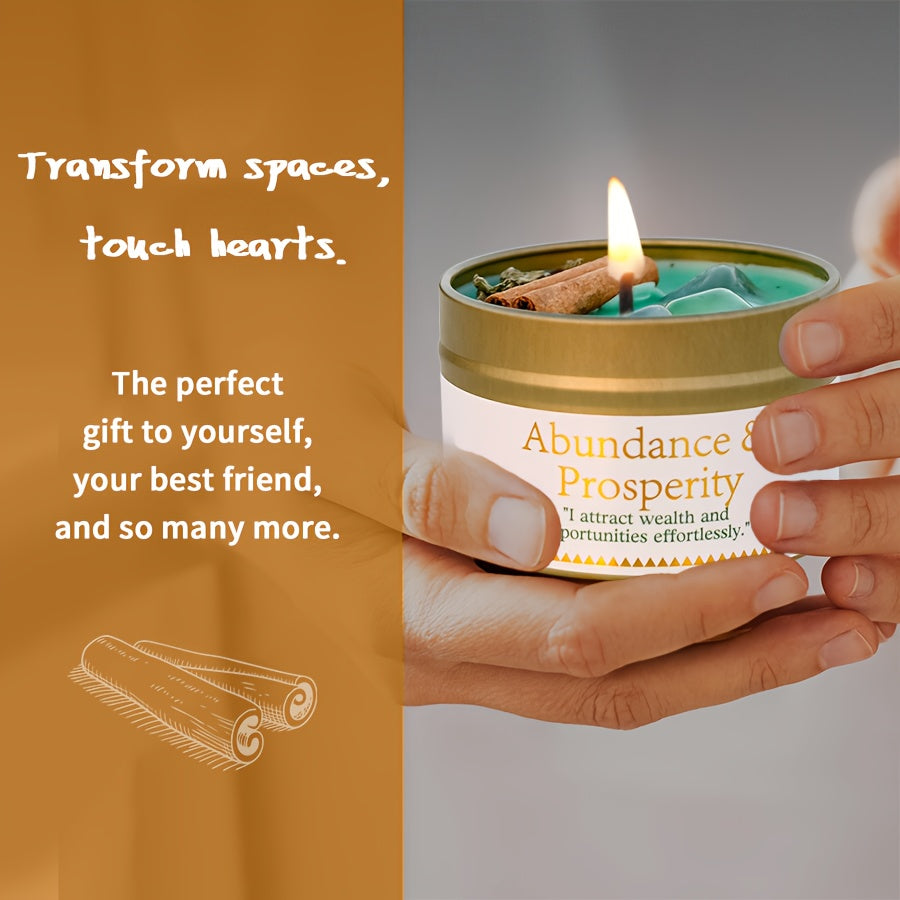 Blossom and Radiate Law of Attraction Manifestation Candle