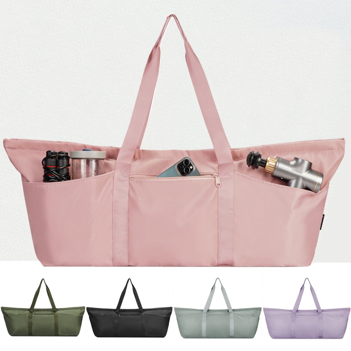 WANDF Yoga Mat Bag Holds Mats And Blocks