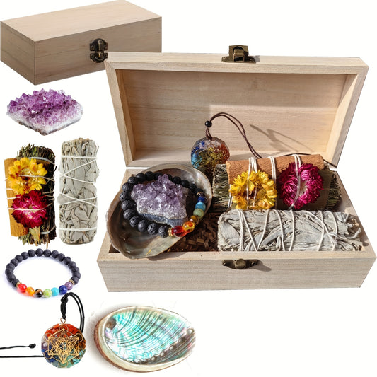 Blossom and Radiate Bohemian Smudge Kit With Sage Rosemary