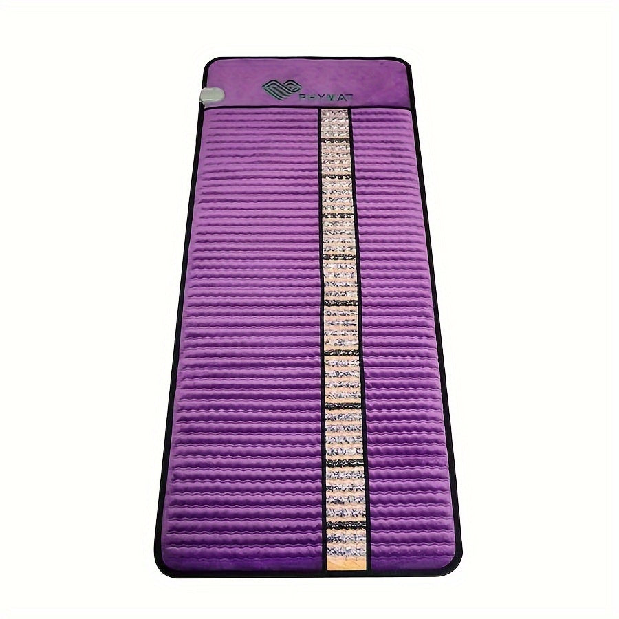 PHYMAT Far Infrared Heating Pad Full Body Back and Yoga Mat With Stone Surface Timer Auto Shut Off