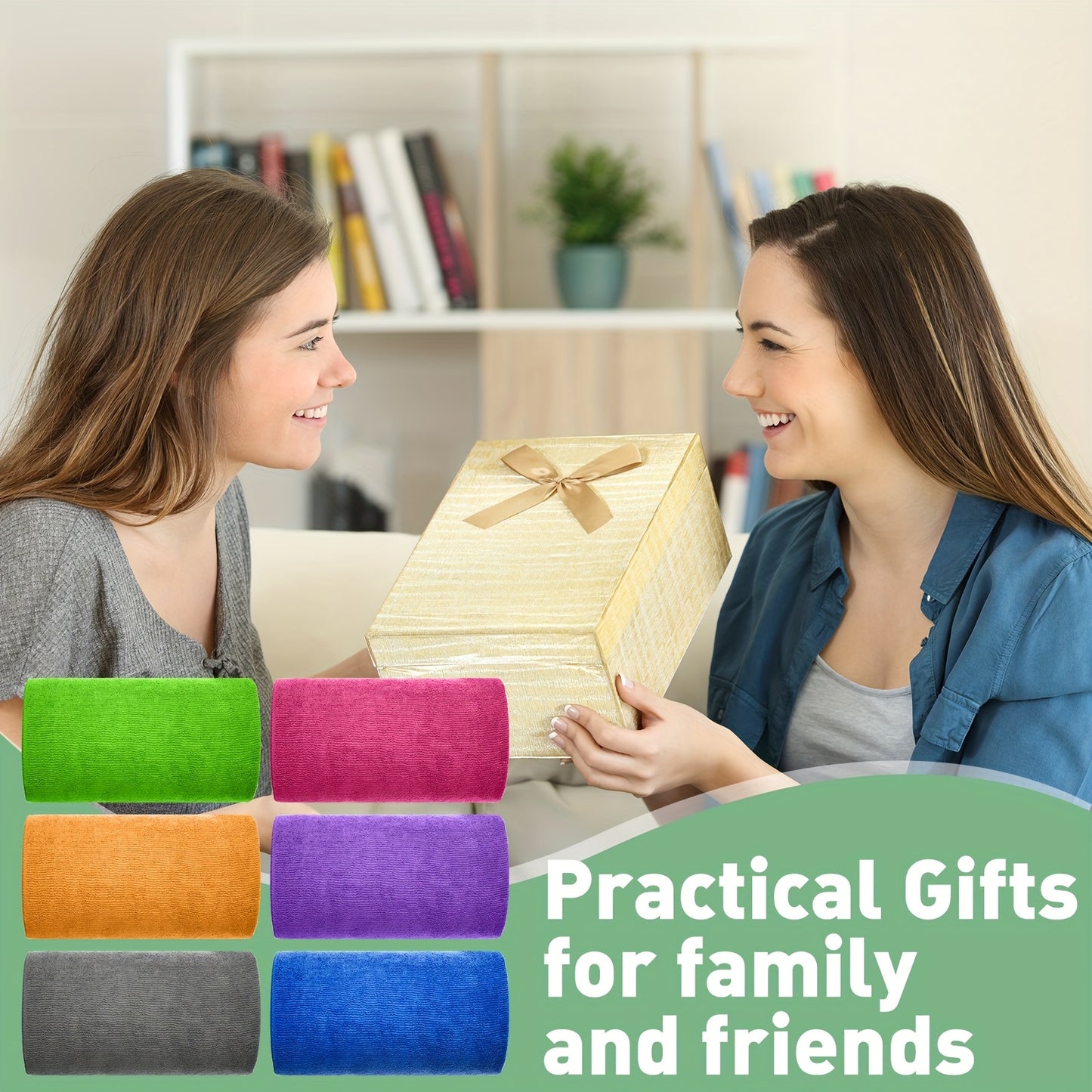 Patelai Yoga Towels Non Slip Microfiber 6 Pack Pilates