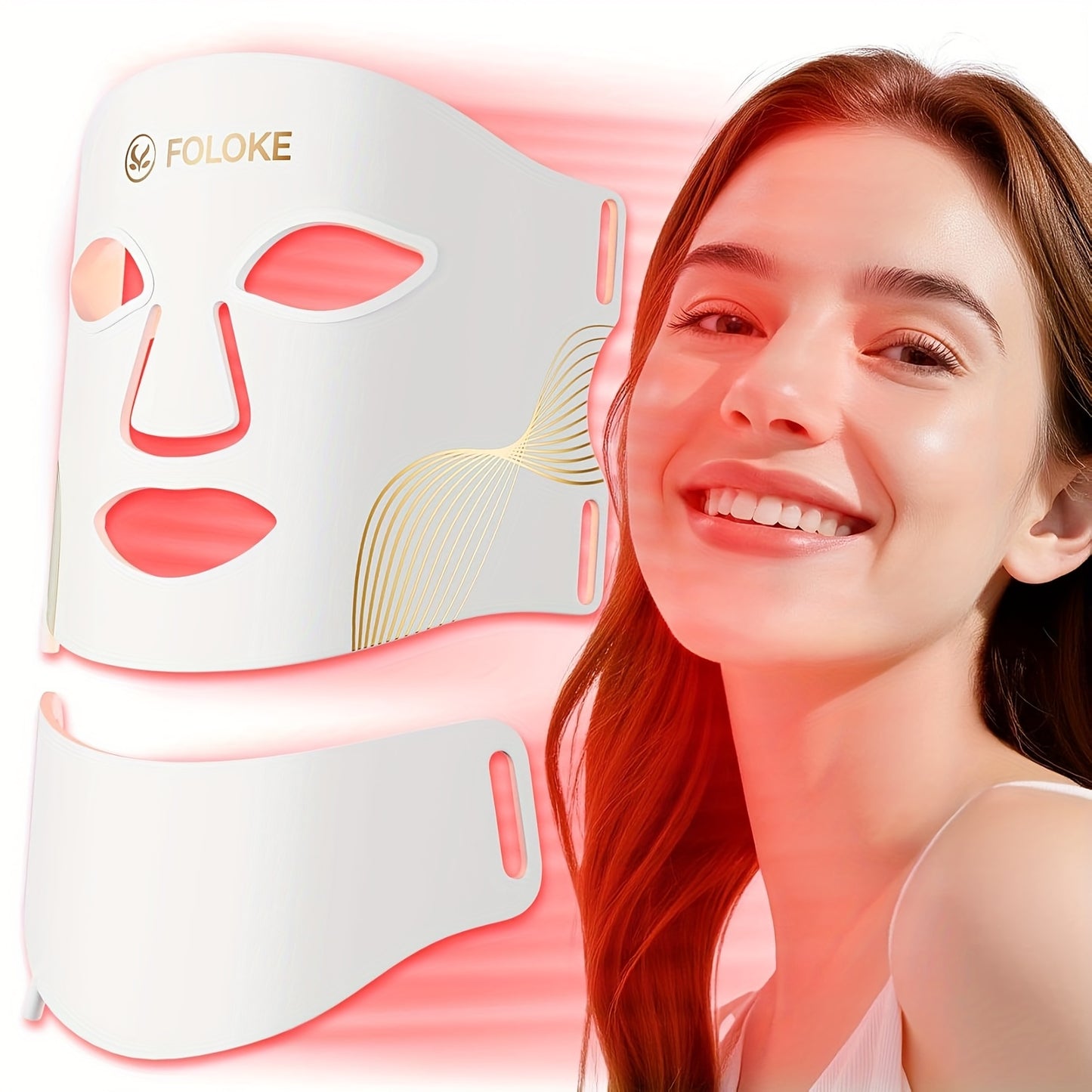 Blossom And Radiate LED Light Relax Mask For Home Skincare