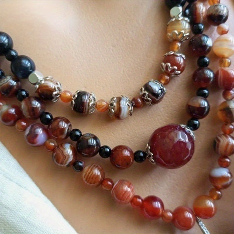 Blossom and Radiate Bohemian Layered Necklace Pendant