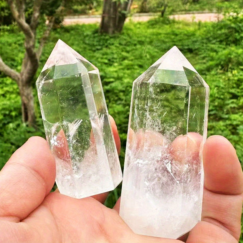 Blossom Radiate Clear Quartz Wands For Crystal Grids