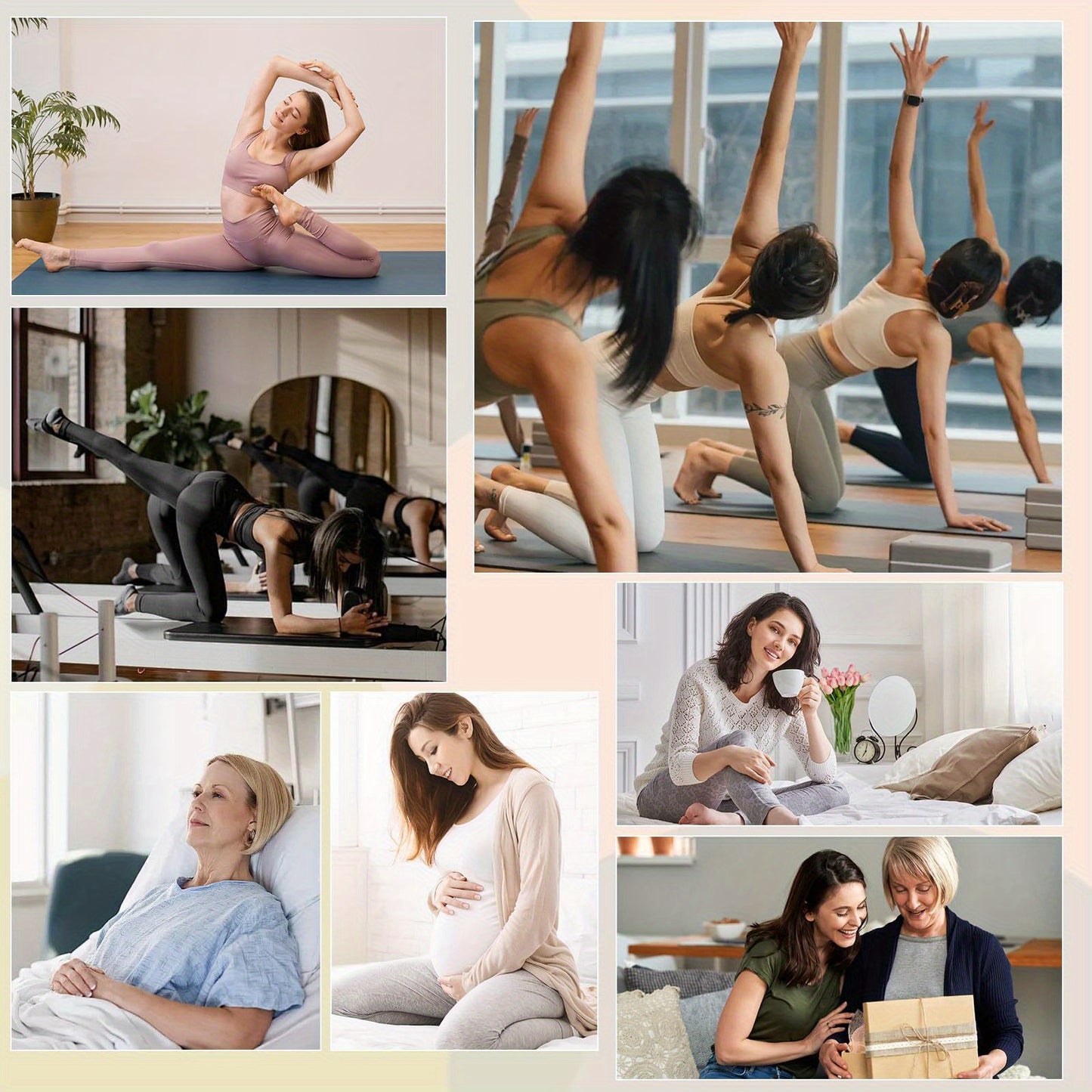 Blossom & Radiate Slouch Yoga Socks With Grips For Women