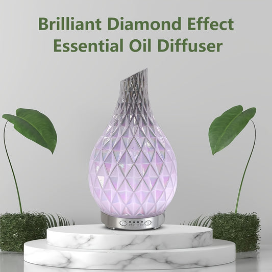 Blossom And Radiate Glass Essential Oil Diffuser Silent
