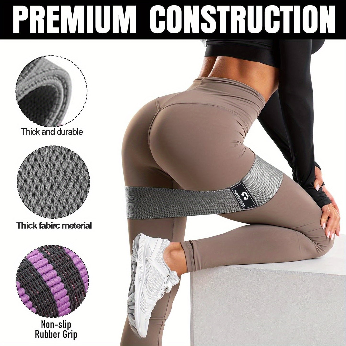 PUMPMUSCLE Pilates Essentials Kit For Women Ring And Bands